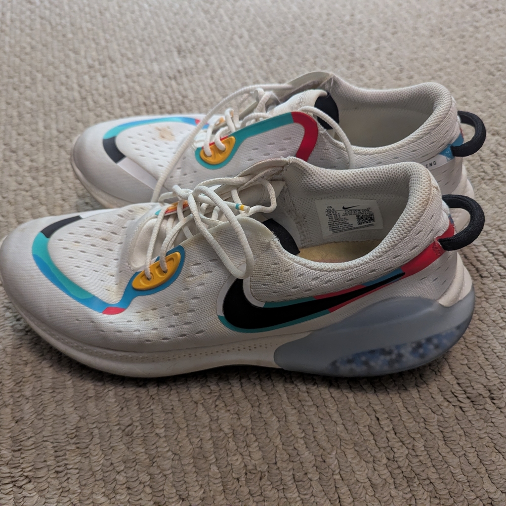 Nike White Multicolor Sneakers - image 1